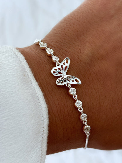 Silver925 bracelet- BUTTERFLY