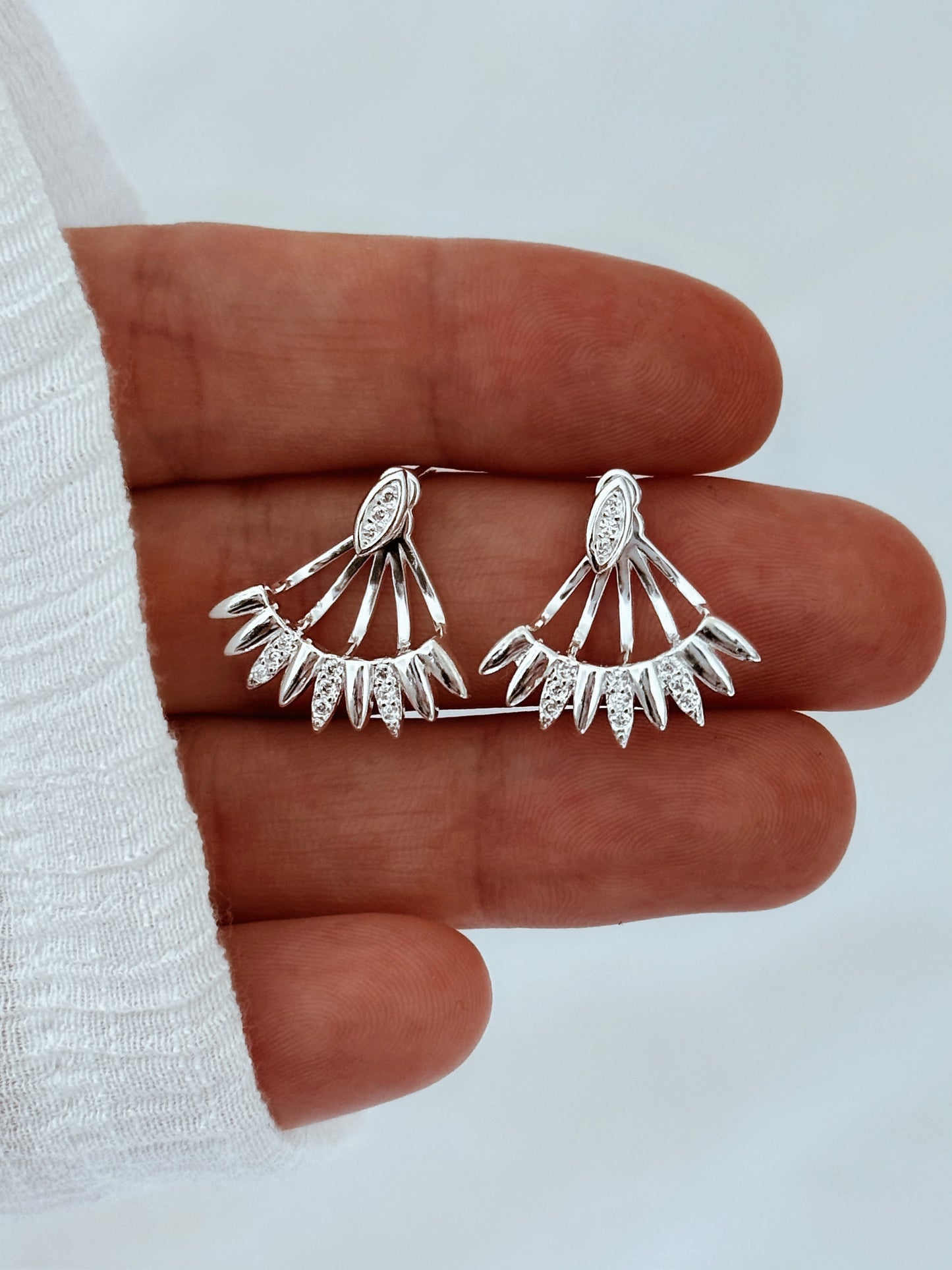 Silver925 earrings- JOHARI