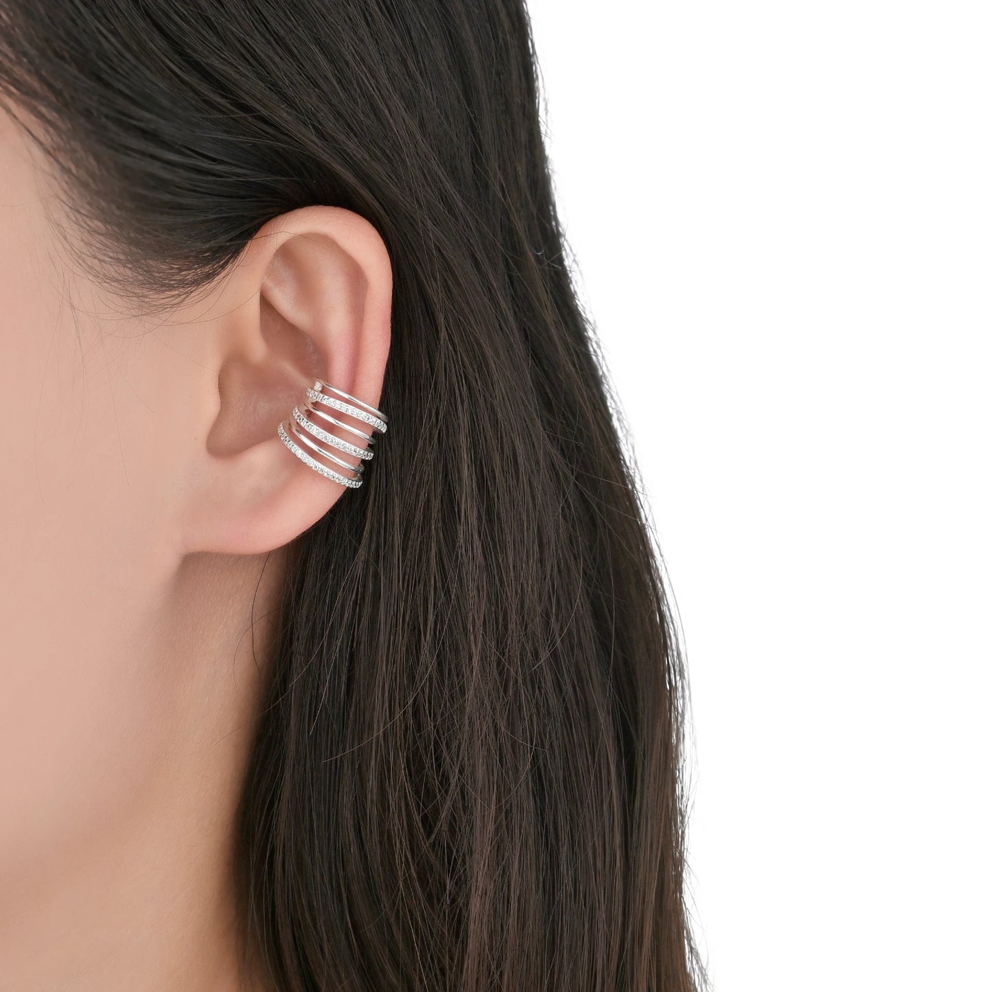 Earring Silver925 Cuff - MARIE