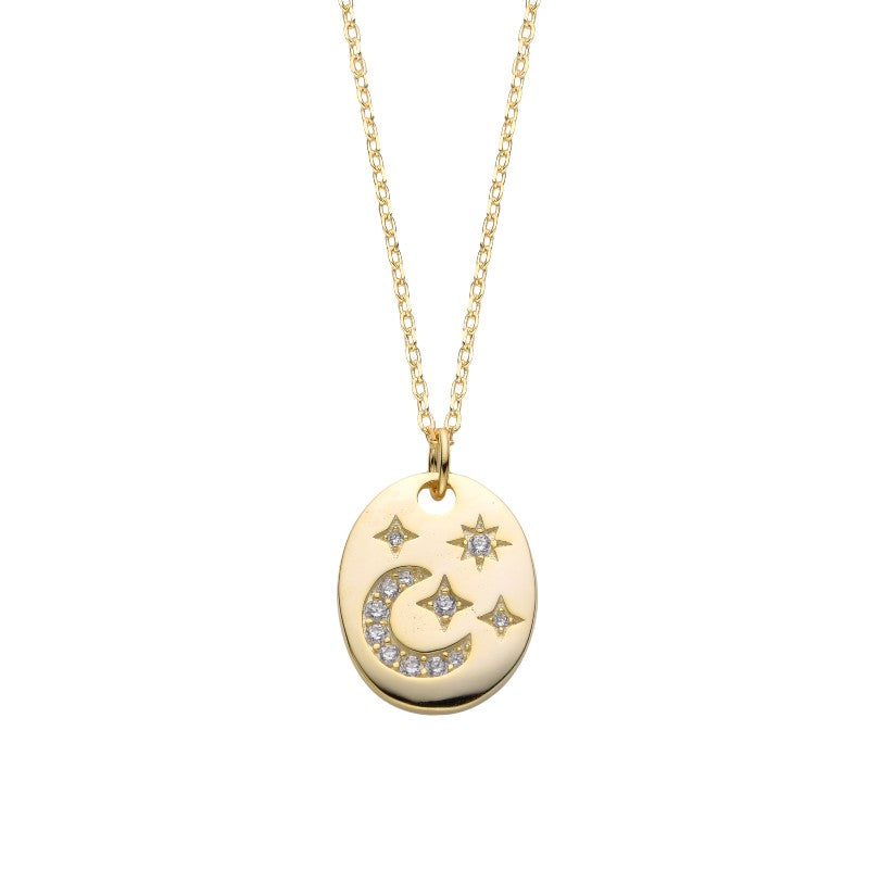 Gold plated silver925 necklace- DAILA