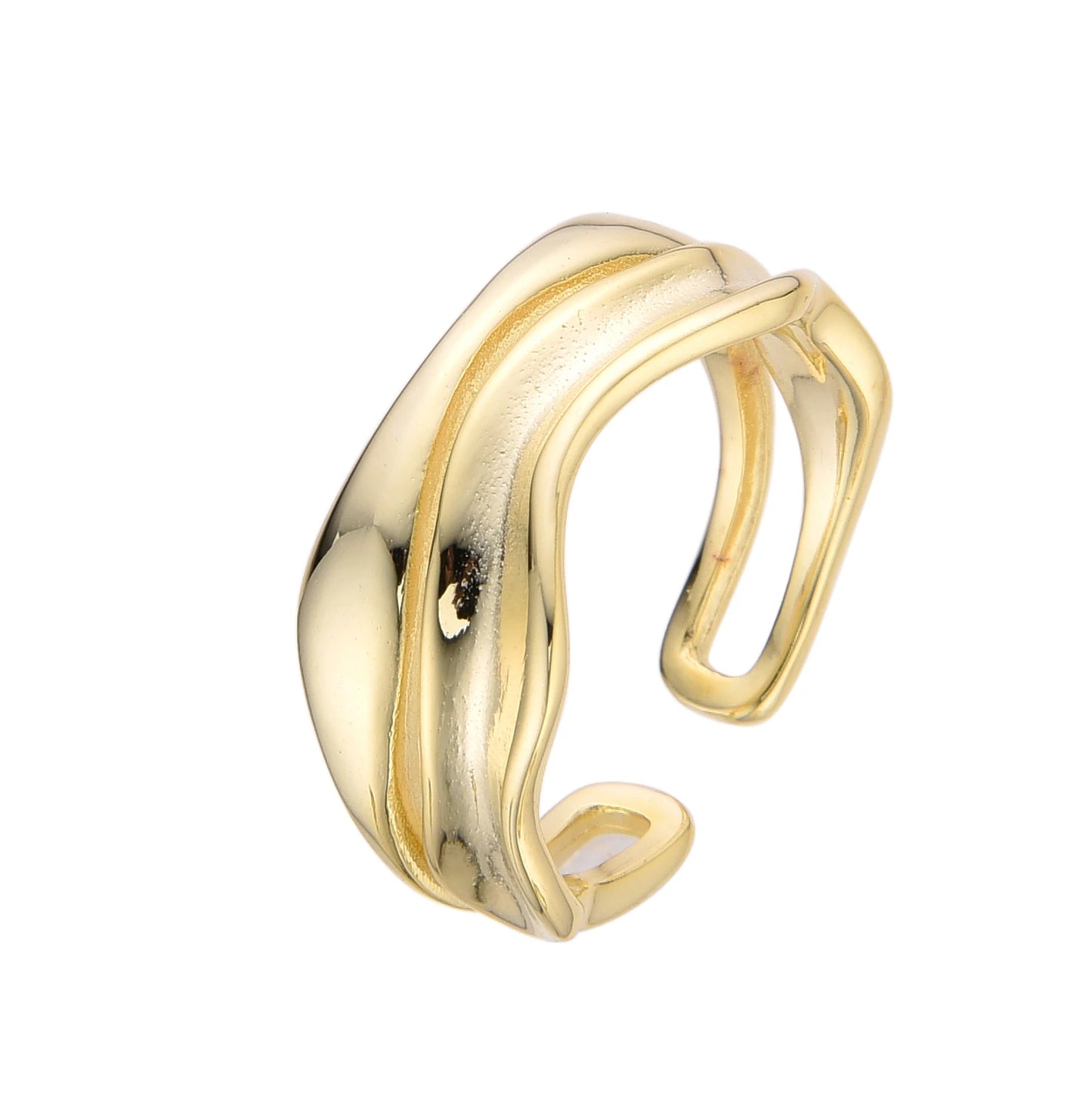 Gold plated silver925 ring- EVERLY