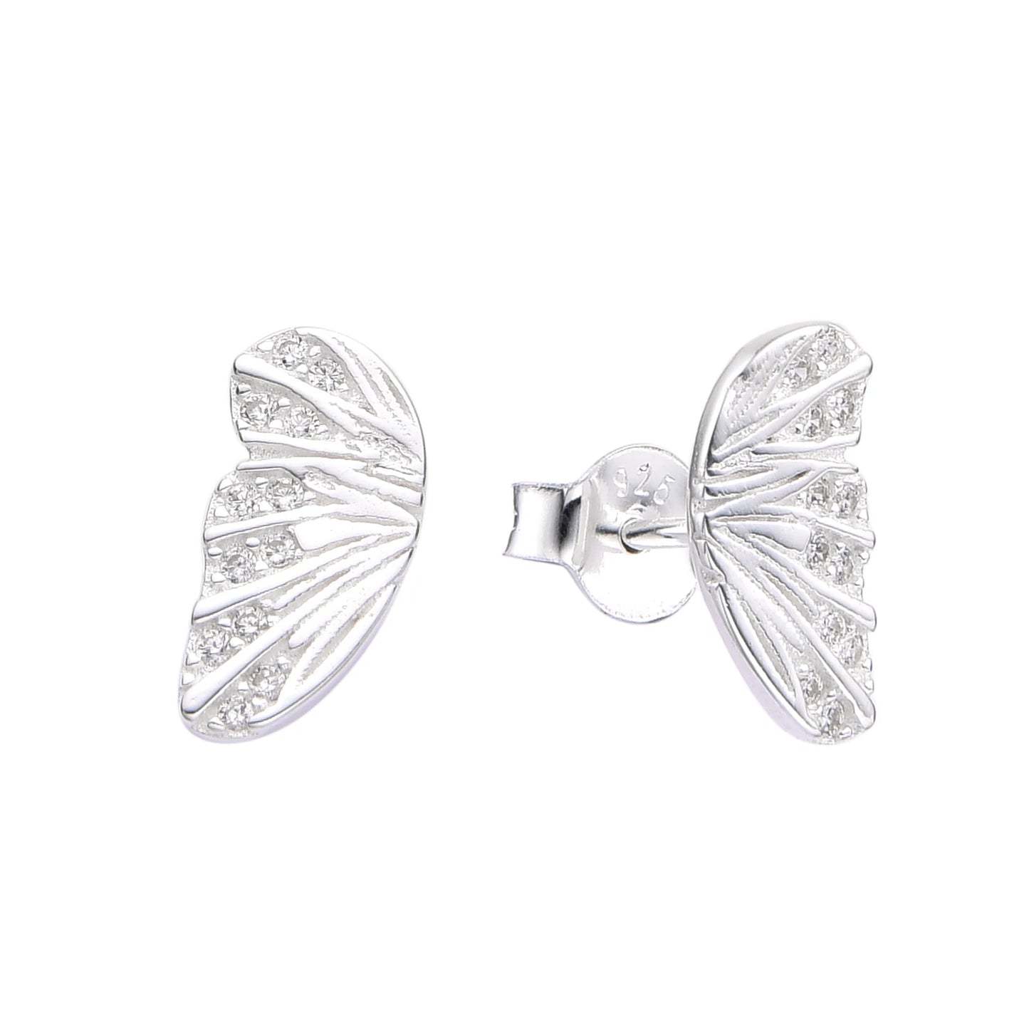 Earrings Silver925- HALF BUTTERFLY