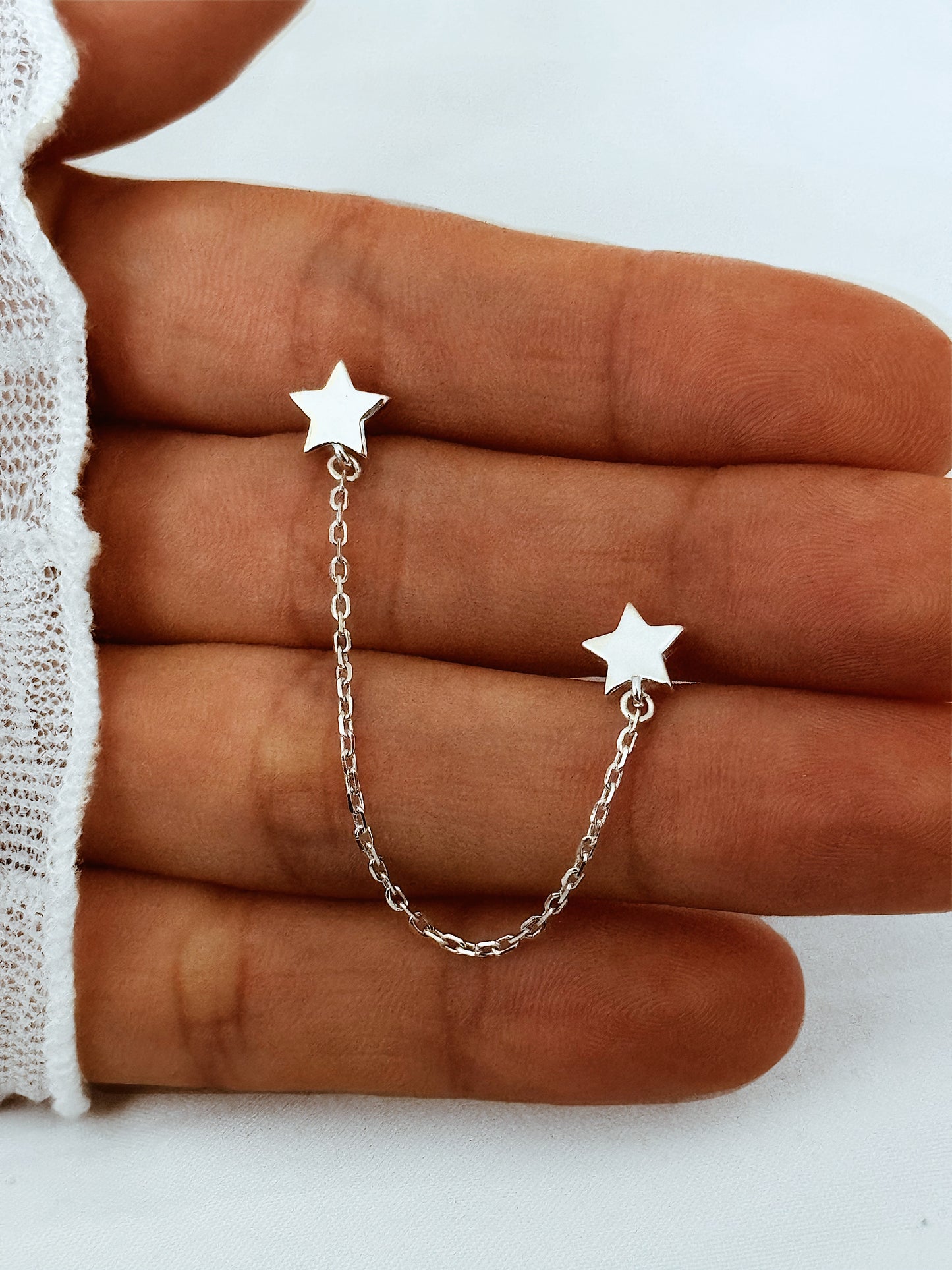 Earrings Silver925 - STARS